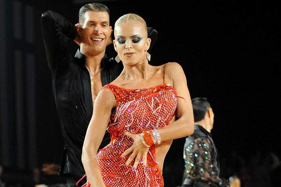 Cha cha cha dance performed by dancing partners